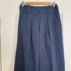 Kenneth Cole Cropped Palazzo pants in Navy size 4